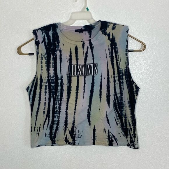 ALLSAINTS Women’s Tops with Padded Shoulders Size L - Picture 1 of 5